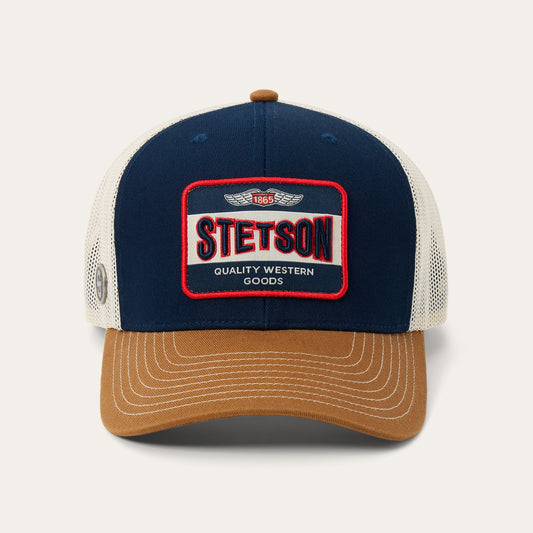 Vintage Patch Trucker Hat Navy