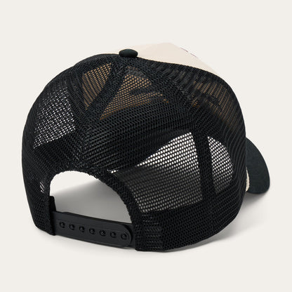 Skull Trucker Hat Off White / Black