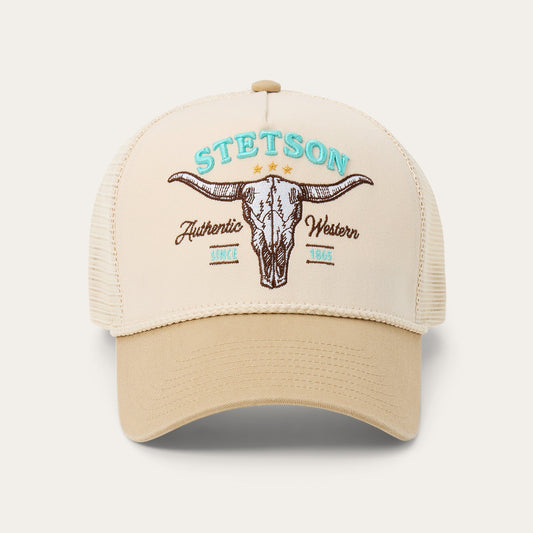 Skull Trucker Hat Off White / Khaki