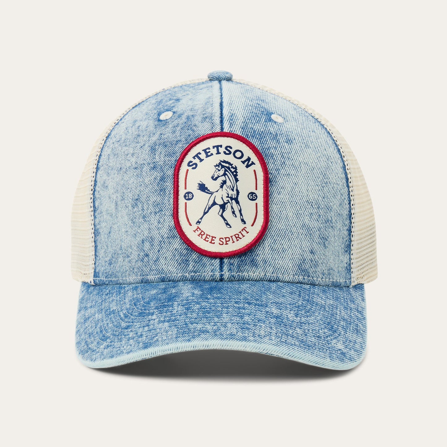 Free Spirit Trucker Hat Denim