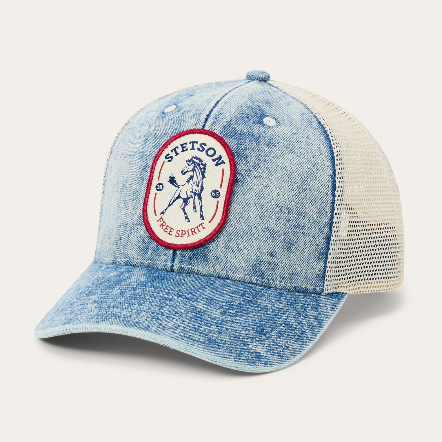 Free Spirit Trucker Hat Denim