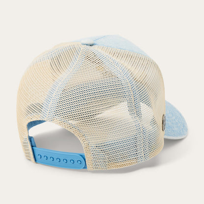 Longhorn Trucker Hat Light Denim
