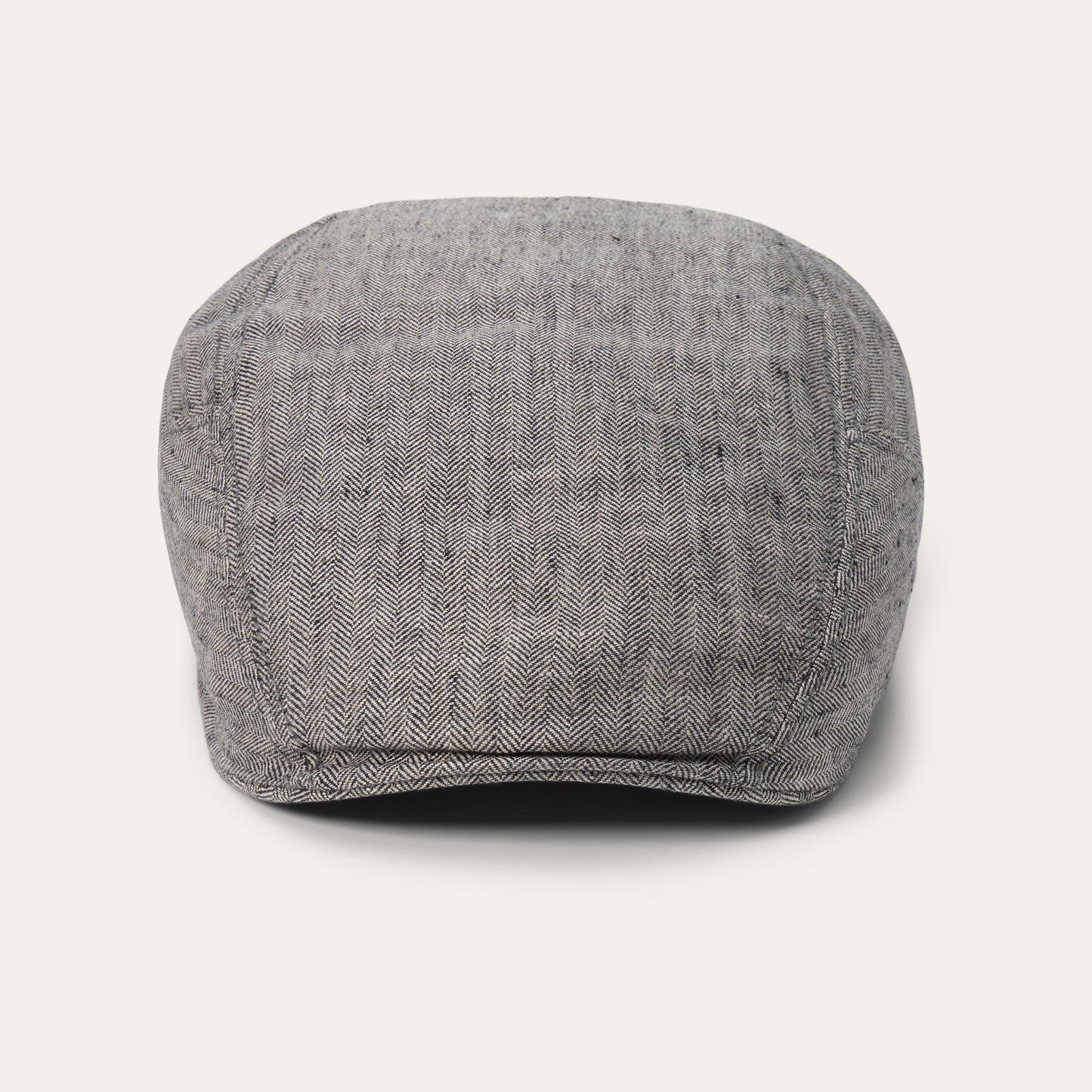 Linen Ivy Cap Grey Herringbone