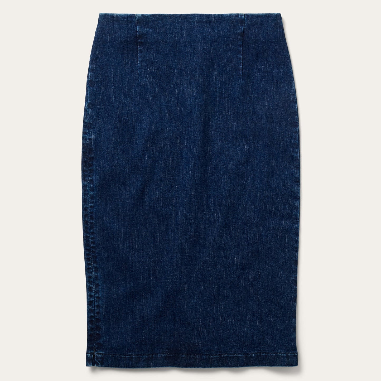 Stretch Denim Pencil Skirt Blue