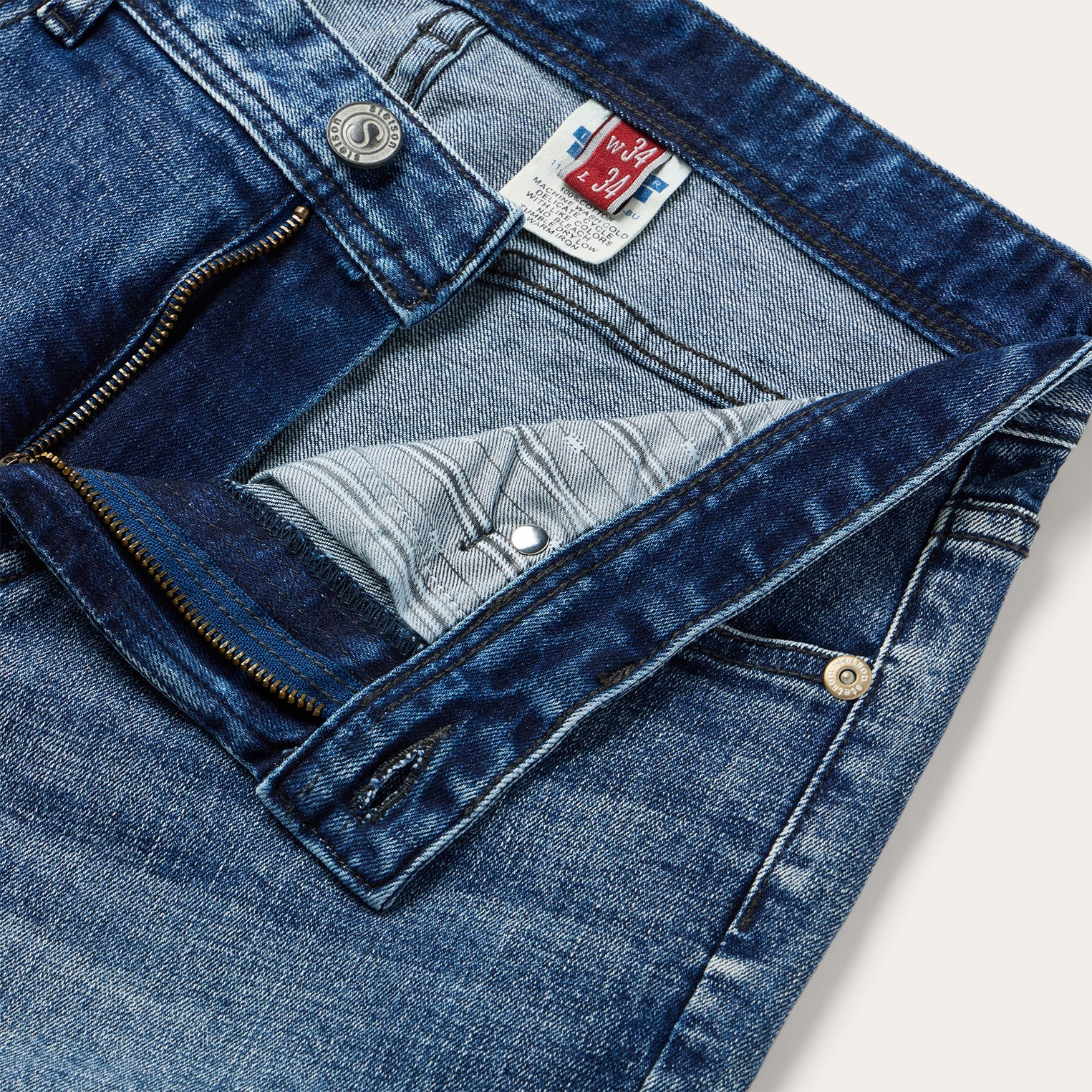 1015 Rocker Fit Stretch Jeans Blue