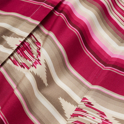 Scarlet Serape Midi Dress Red