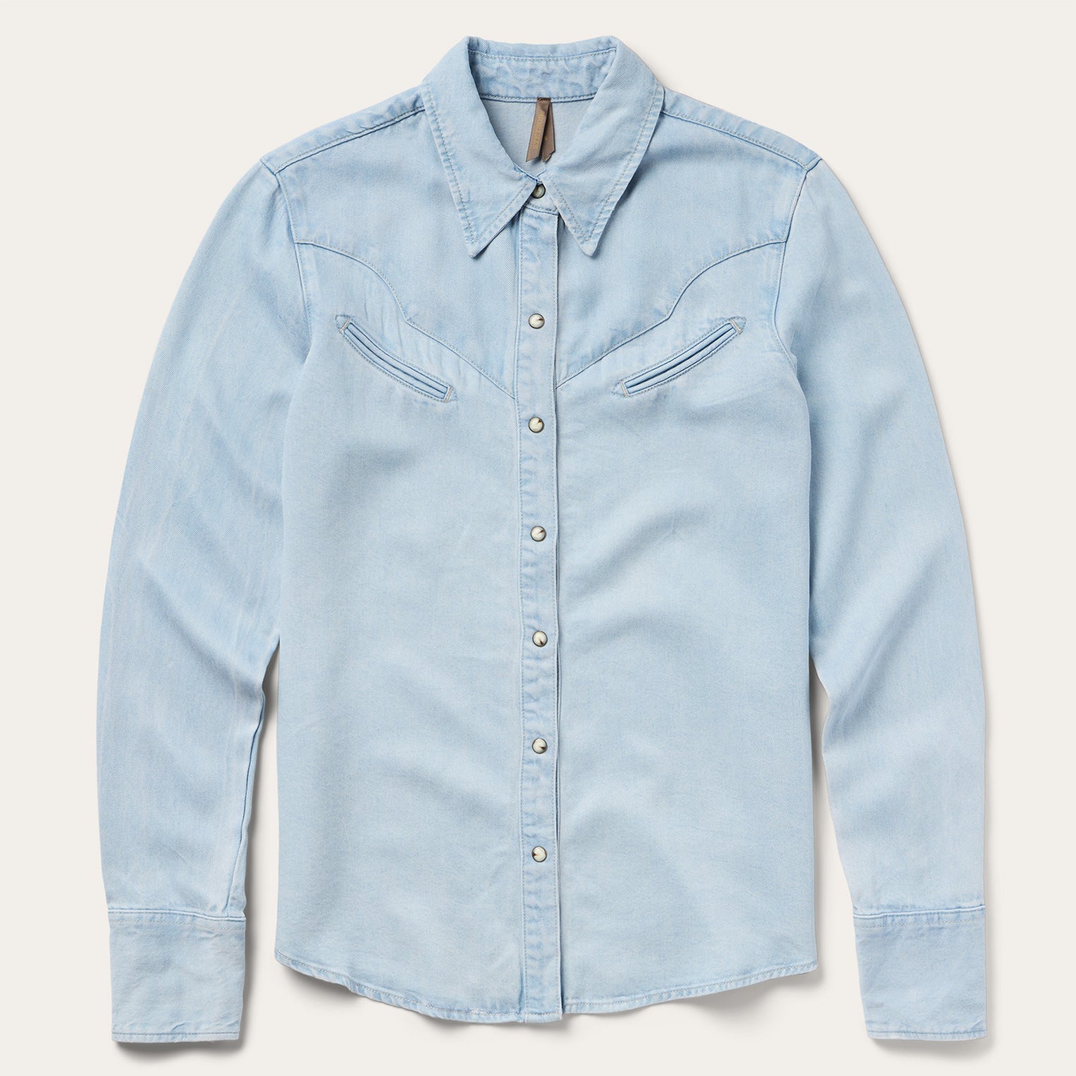 Arrow Pocket Denim Shirt Blue