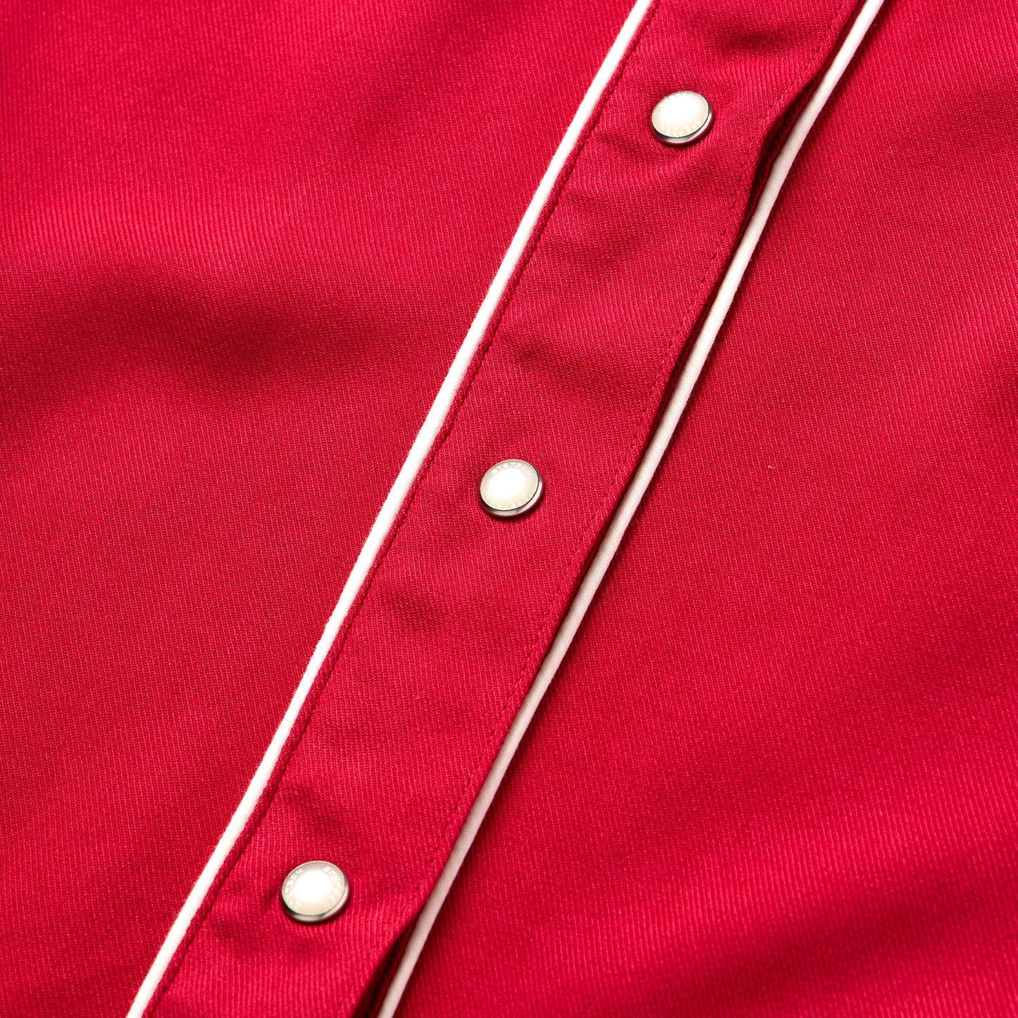 Sleeveless Retro Western Shirt Red