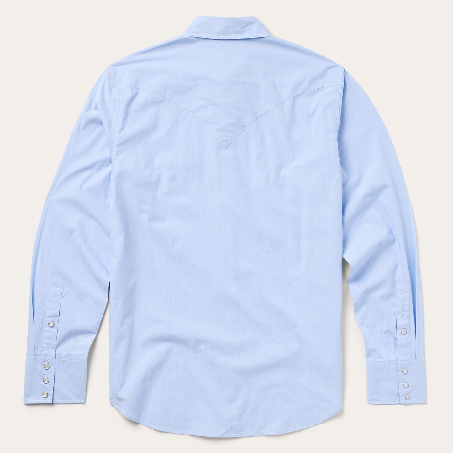 Fine Line Stripe Western Shirt Blue