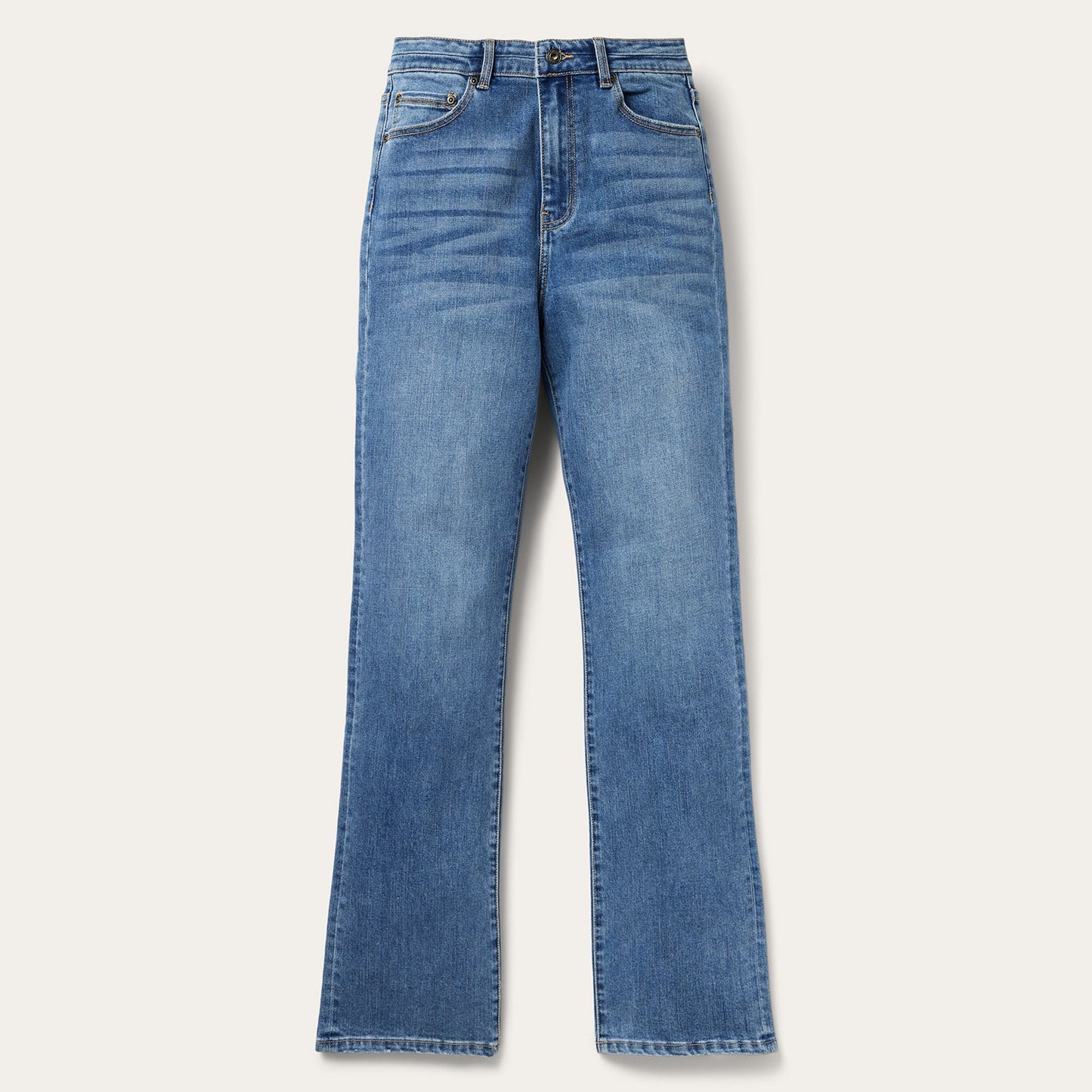 915 High Rise Straight Fit Jeans Blue