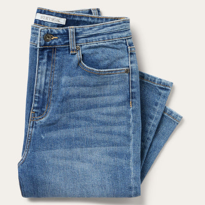 915 High Rise Straight Fit Jeans Blue