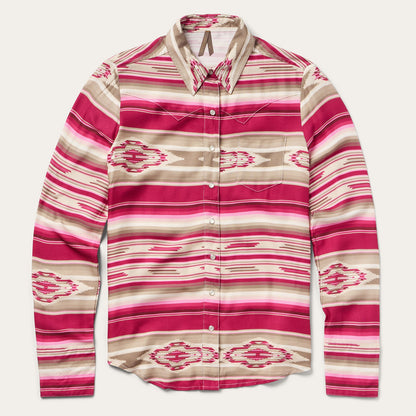 Scarlet Serape Western Shirt Red