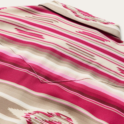 Scarlet Serape Western Shirt Red