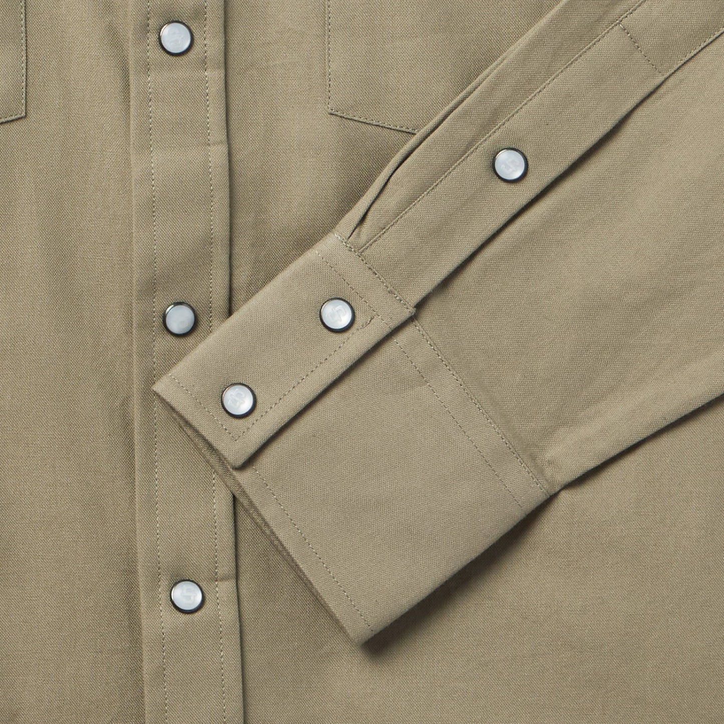 Olive Oxford Western Shirt Olive
