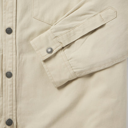 Corduroy Collar Shirt Jacket Tan