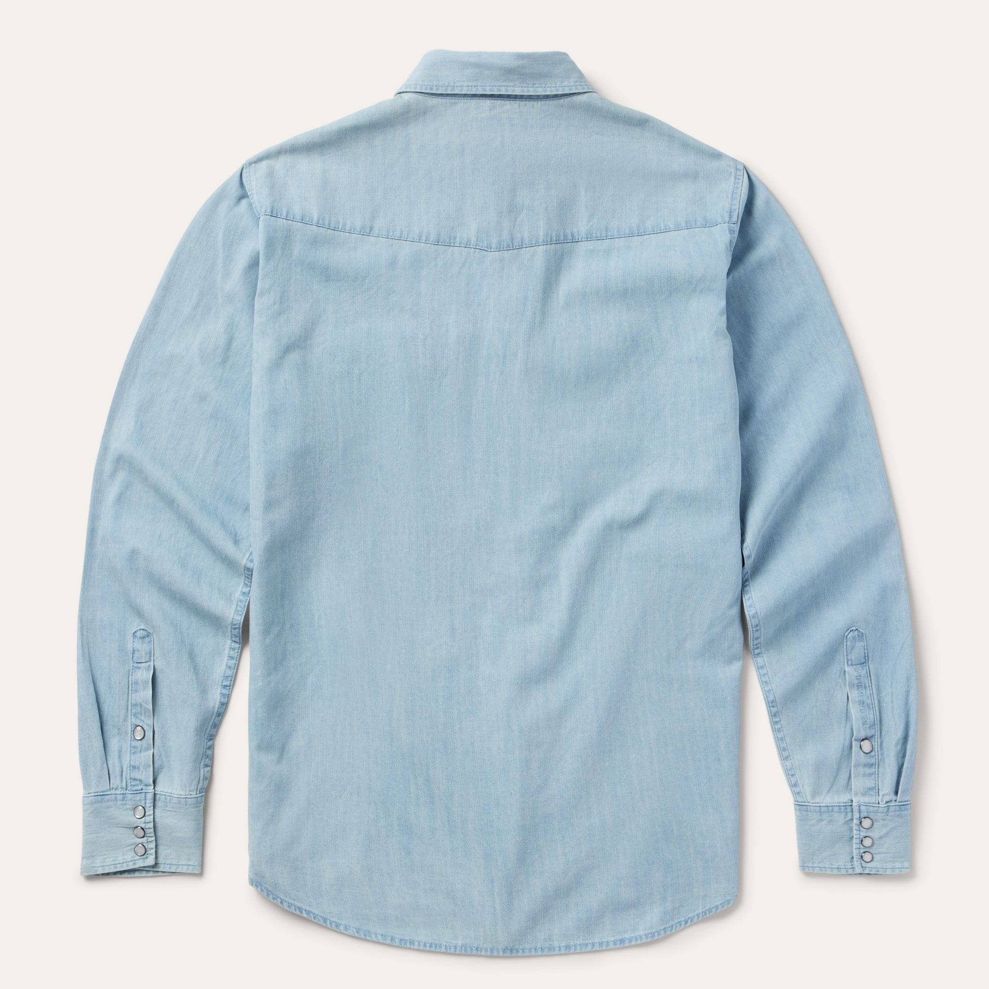 Chambray Oxford Western Shirt Blue