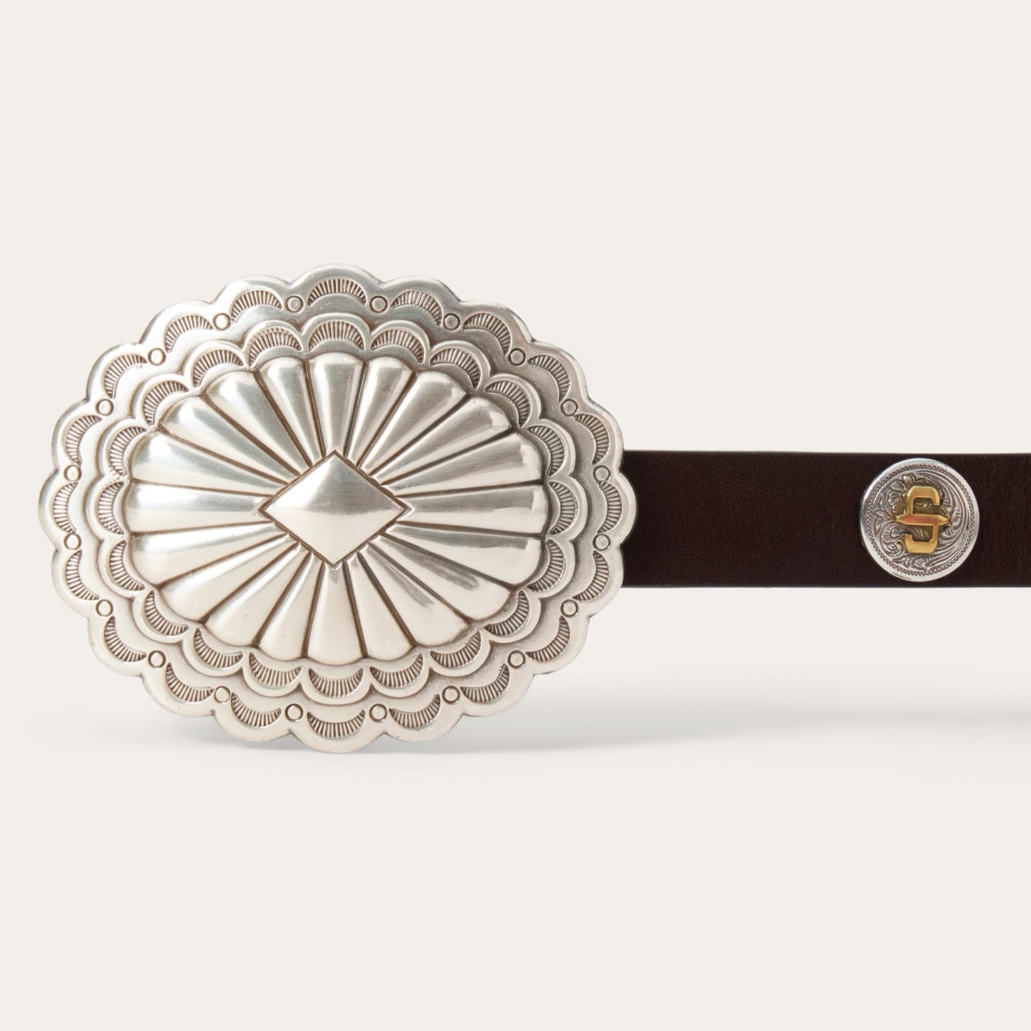 Southwestern Concho Belt Dark Brown