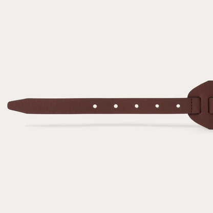 Southwestern Concho Wide Belt Brown