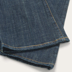 816 Classic Boot Cut Jeans In Dark Wash Blue | Women Stetson Denim