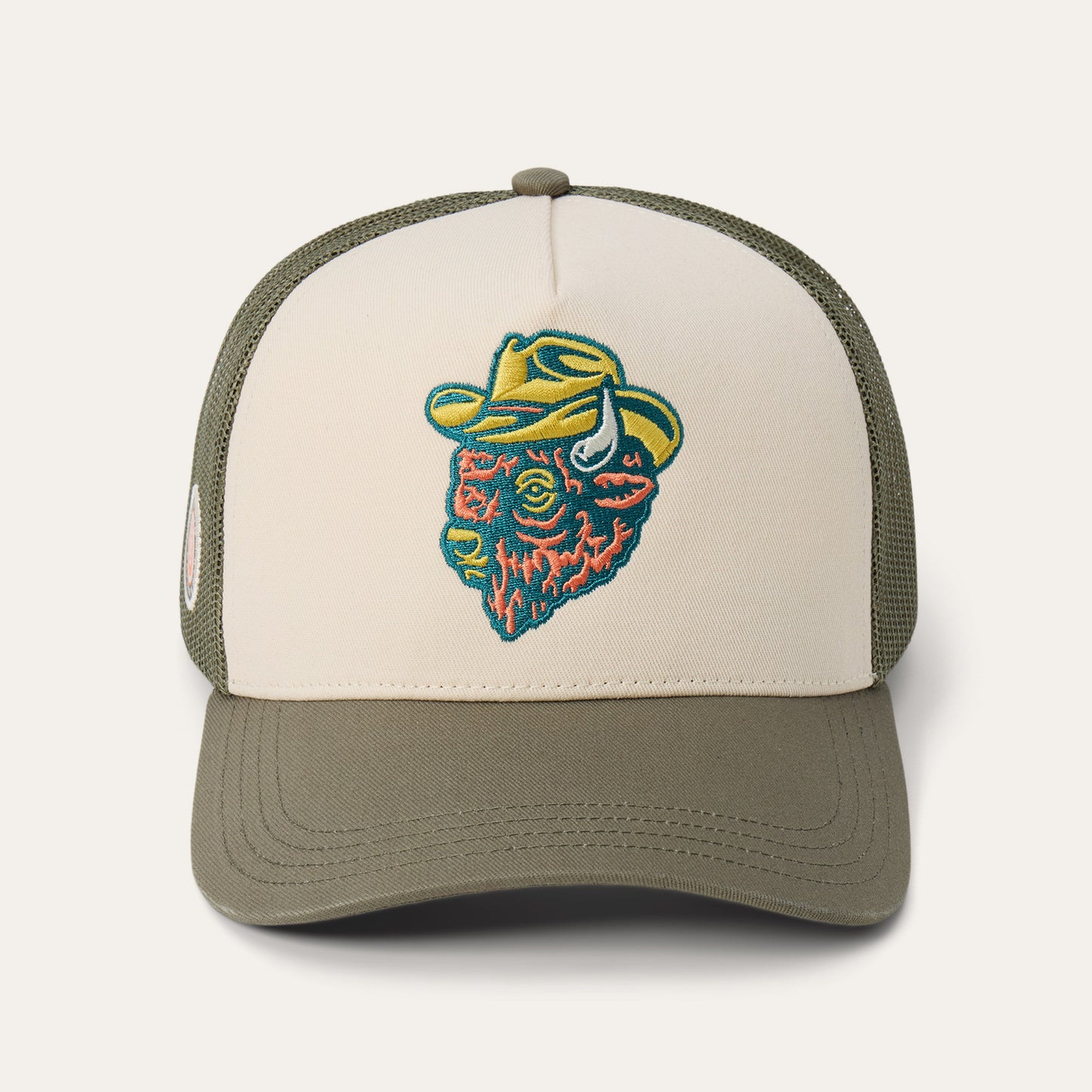 Outlaw Trucker Hat Olive/Cream