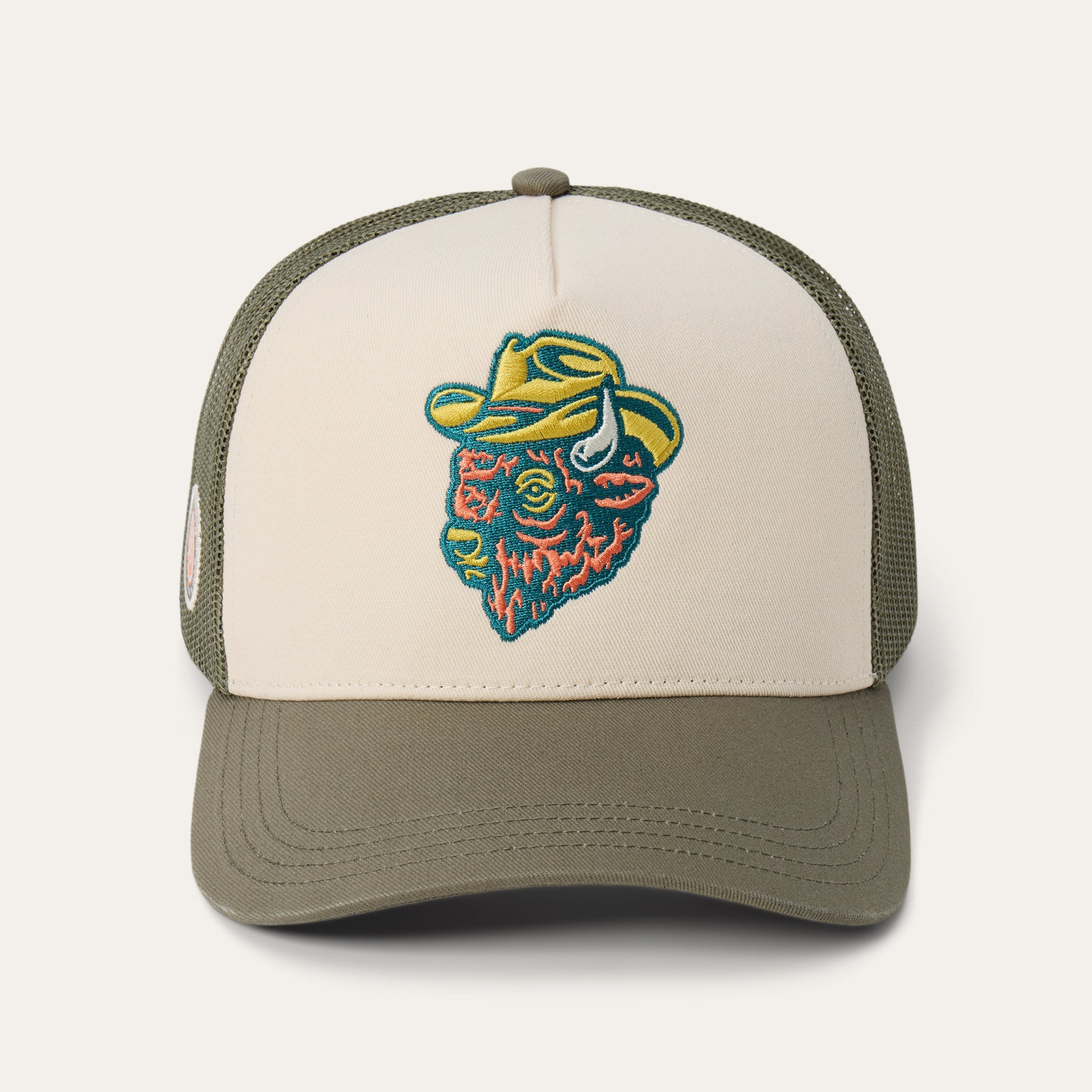 Outlaw Trucker Hat Olive/Cream