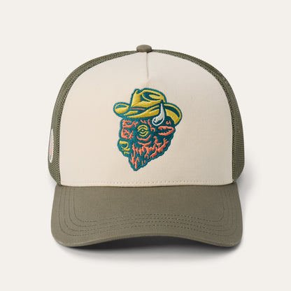 Outlaw Trucker Hat Olive/Cream
