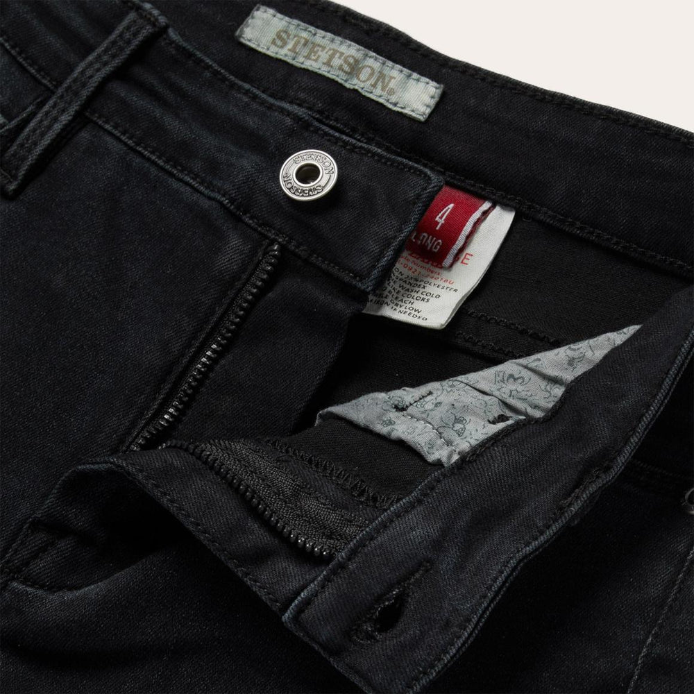 921 High Rise Flare Jeans Black | Women Stetson Denim
