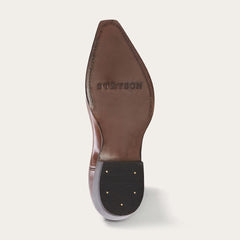 Adeline Burnished Brown Back Zip Cowboy Boot Brown | Women Stetson Western
