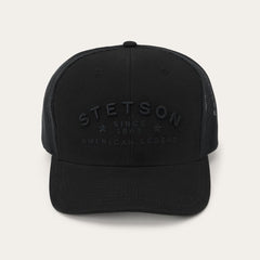 American Legend Trucker Cap Black | Men/Women Stetson Caps &amp; Truckers