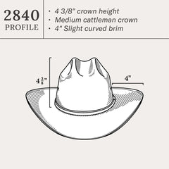 Angus 10X Straw Cowboy Hat Natural | Men/Women Stetson Western