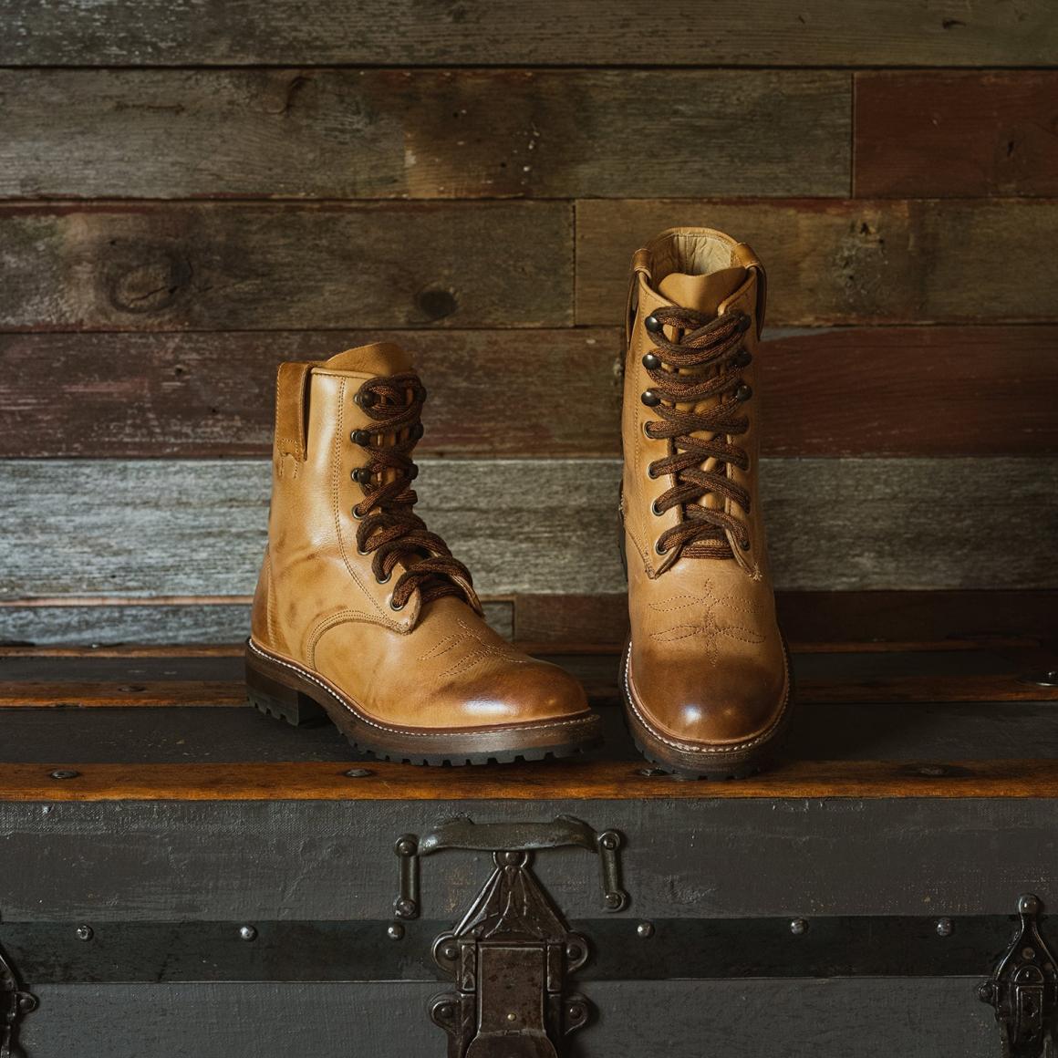 August Boots Tan | Women Stetson Outdoor