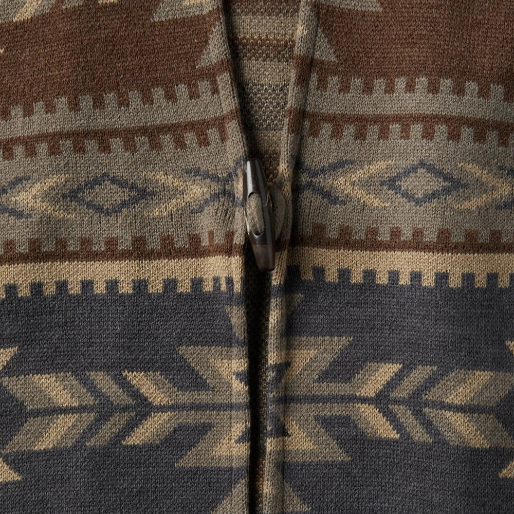 Aztec Print Sweater Poncho Multi | Women Stetson Sweaters