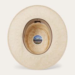 Batterson Straw Hat Ivory/tan | Men/Women Stetson Fedora