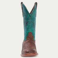 Big Horn Tobacco Alligator Cowboy Boot Brown | Men Stetson Western