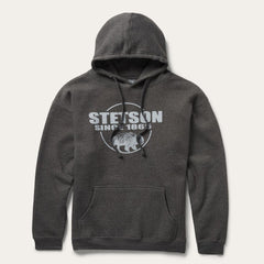 Bison Hoodie Grey | Men Stetson Sweaters &amp; Hoodies