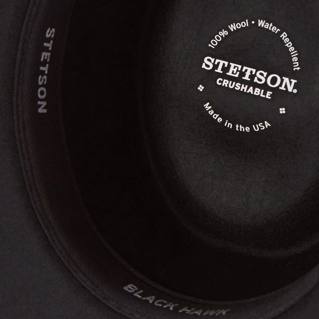 Black Hawk Outdoor Hat Black | Men/Women Stetson Outdoor
