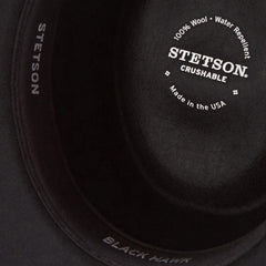 Black Hawk Outdoor Hat Black | Men/Women Stetson Outdoor