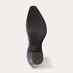 Blair Corded Side Zip Cowboy Boot Black | Women Stetson Western