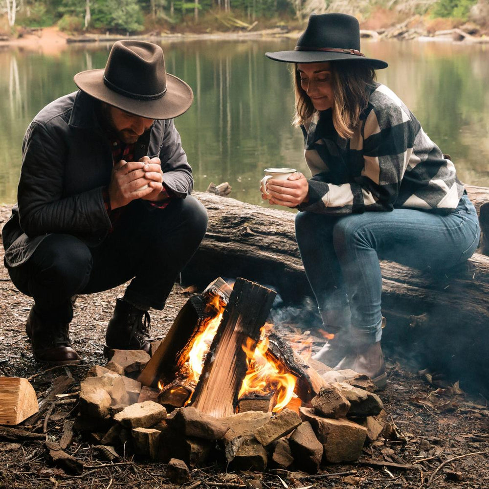 Bozeman Outdoor Hat Black | Men/Women Stetson Outdoor