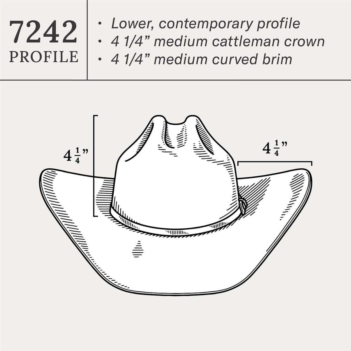 Brenham 4X Cowboy Hat Granite | Men/Women Stetson Western