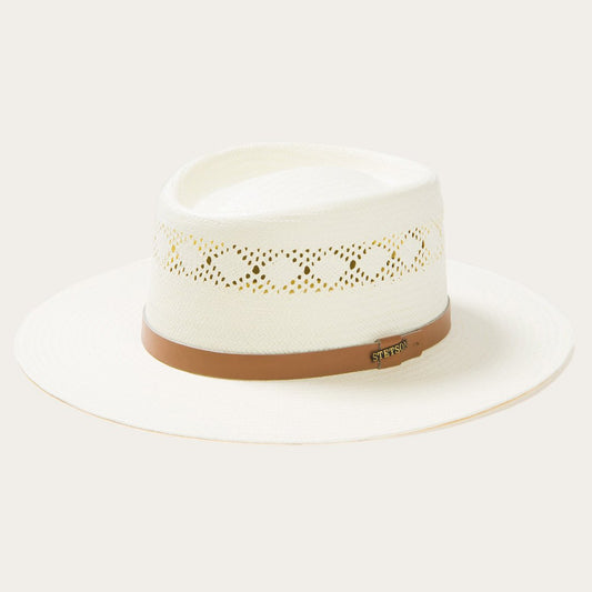 Brentwood Vented Straw Outdoor Hat Natural | Men/Women Stetson Outdoor