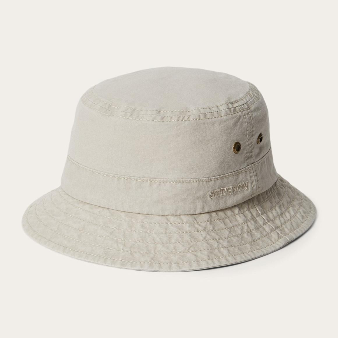 Bucket Delave Organic Cotton Off White | Men/Women Stetson Outdoor