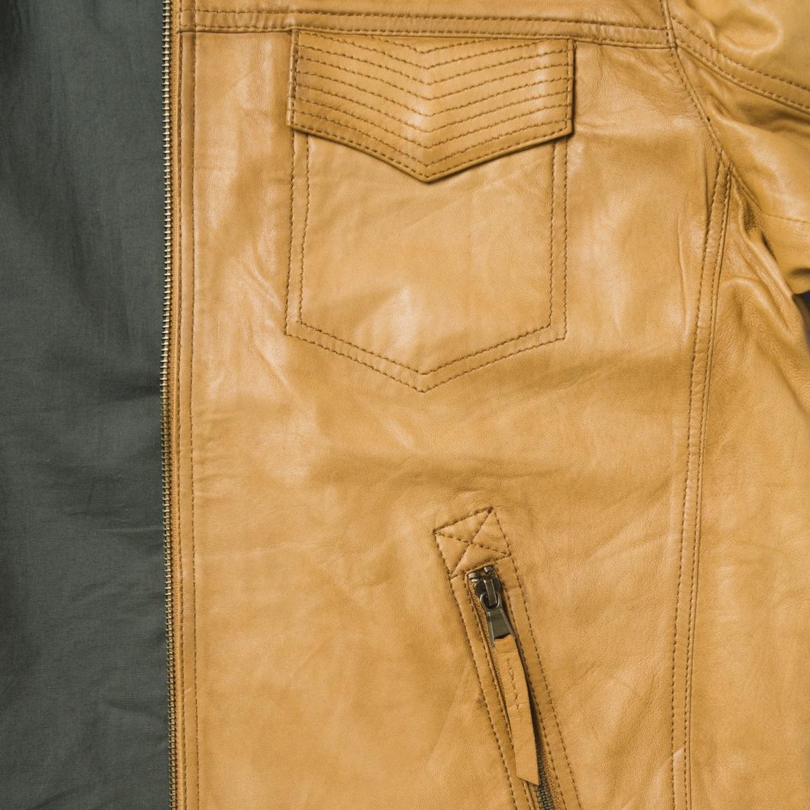 Butter Soft Distressed Leather Jacket Brown | Men Stetson Jackets