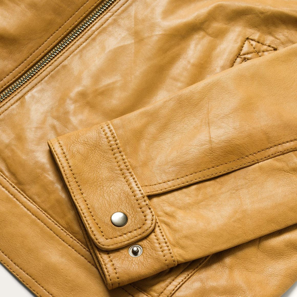 Butter Soft Distressed Leather Jacket Brown | Men Stetson Jackets