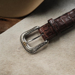 Caiman Western Tab Belt Cigar Classic | Men Stetson Belts