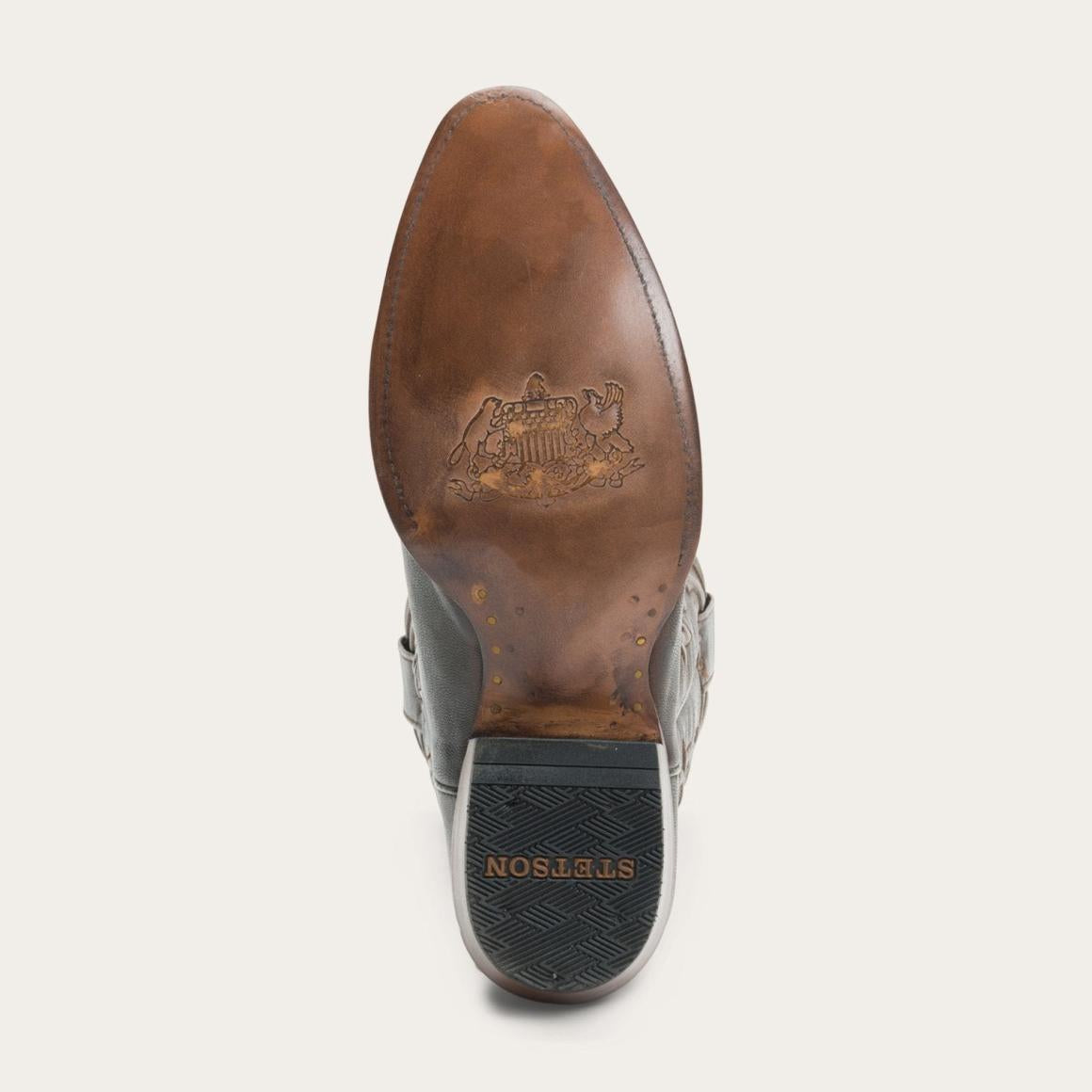 Carlisle Western Boots Distressed Brown | Men Stetson Western