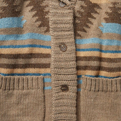 Chunky Knit Tie Sweater In Brown Wine | Women Stetson Sweaters