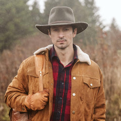 Classic Suede Jacket Tan | Men Stetson Jackets