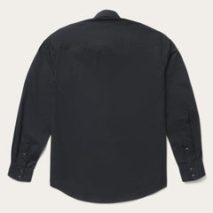 Classic Western Shirt In Black Black | Men Stetson Western Shirts