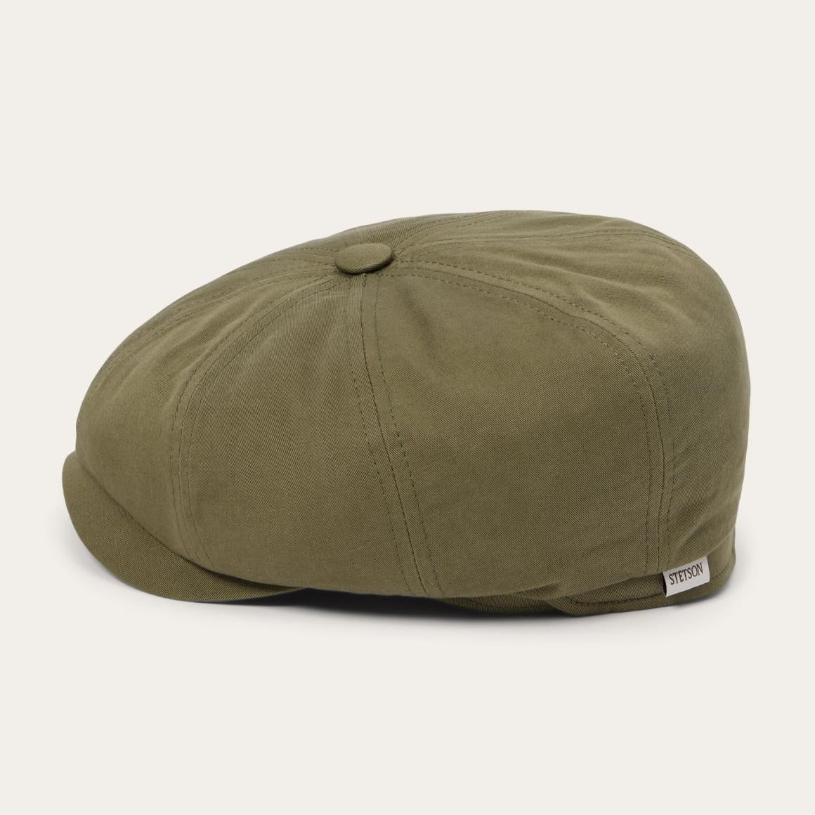 Cotton Hatteras Olive | Men/Women Stetson Caps &amp; Truckers